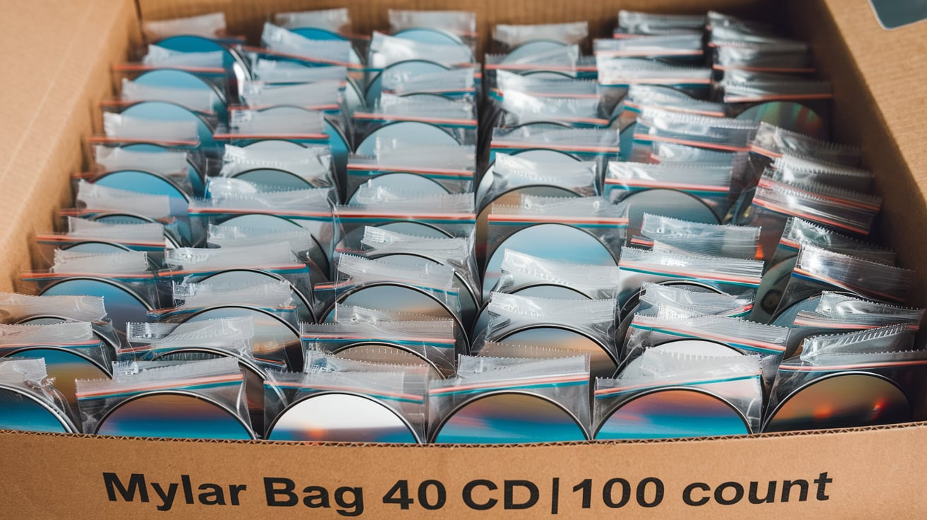 Mylar Bag 400 CD 100 Count