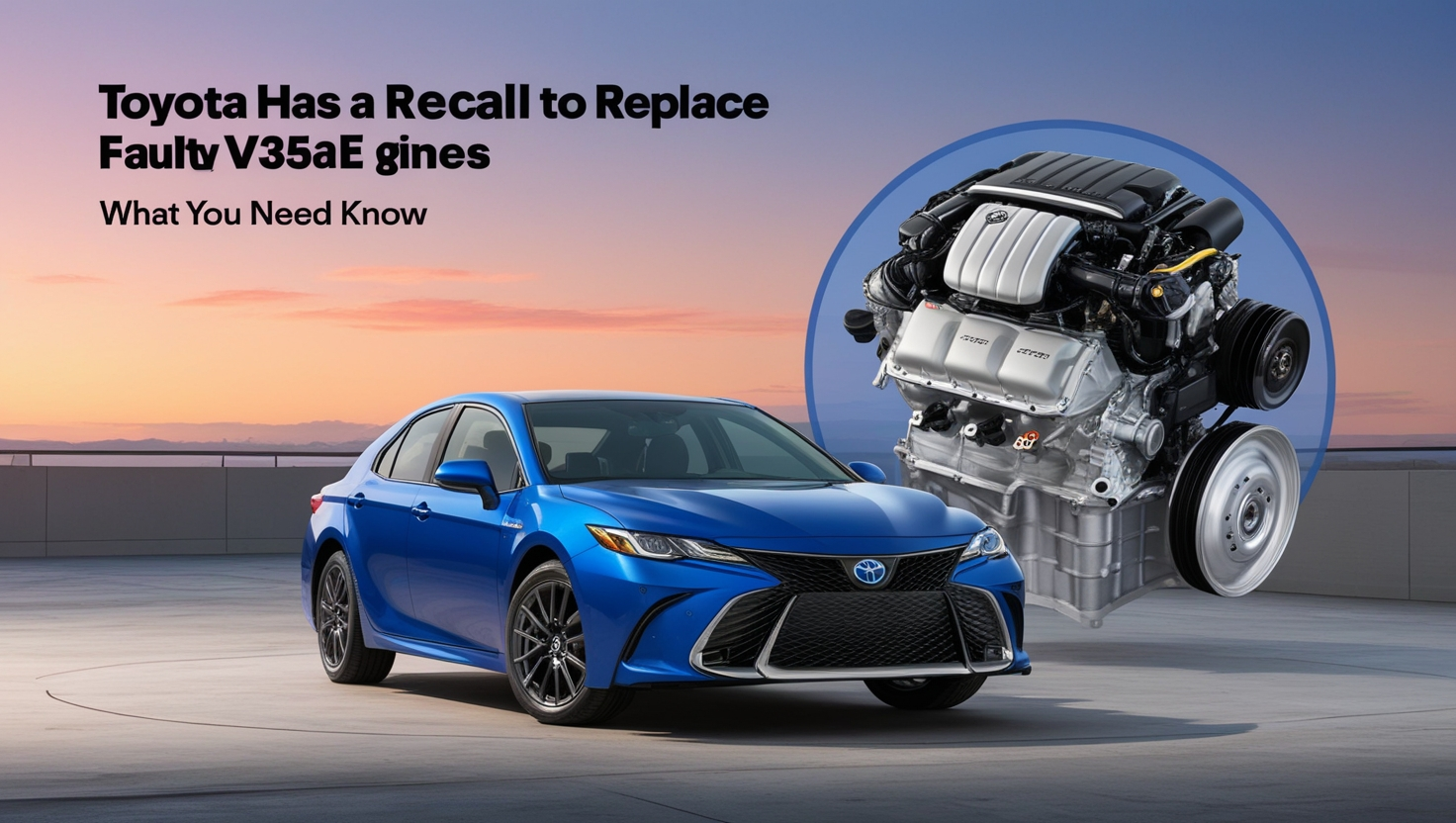 Toyota Has Filed a Recall to Replace Faulty V35A Engines