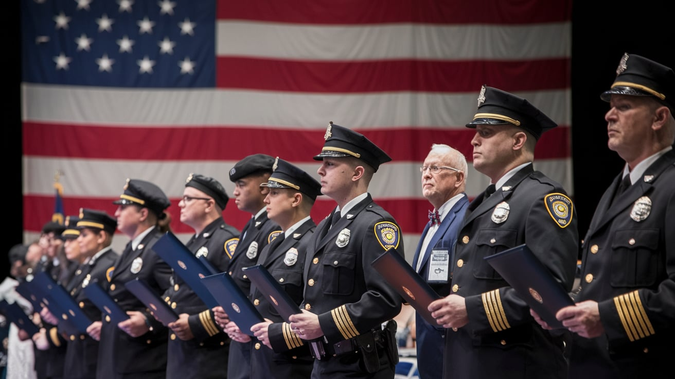 Certificate Ceremony Officers Class Lynnfield Police Academy