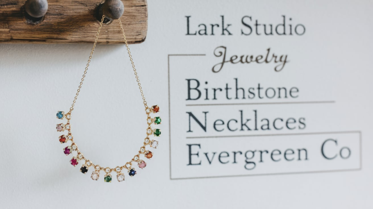 Lark Studio Jewelry Birthstone Necklaces Evergreen CO