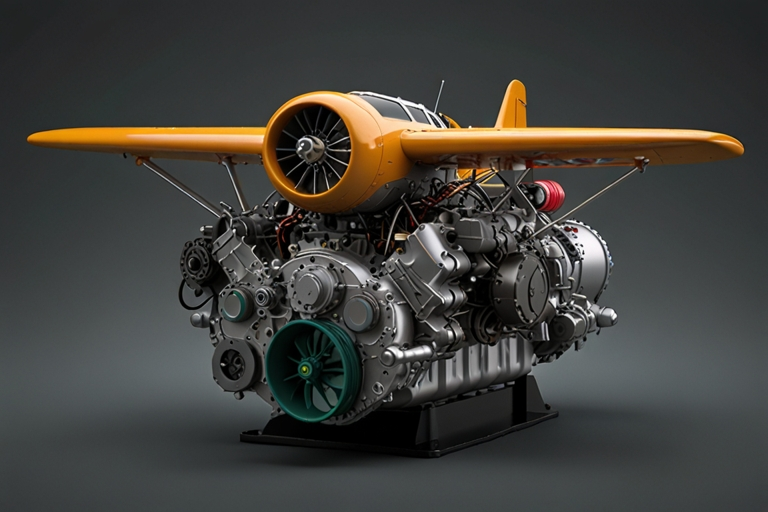 3d Model Lycoming Cessna 172 Engine Sale