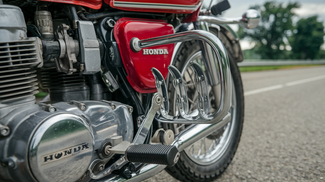 1970 honda cl175 passenger foot pegs won't stay up