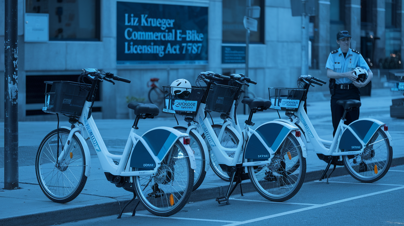 liz krueger commercial e-bike licensing act 7587